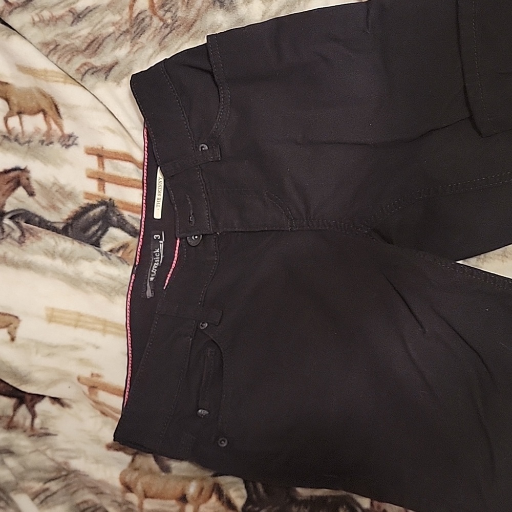 Love sick sz 3 skinny black jeans
